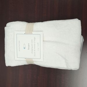 Pottery Barn Baby White "Harper" Changing Pad Cover